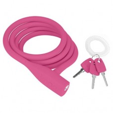 KNOG Party Coil Cable Key Lock  Rose  10mm x 1.35m - B00A21177C